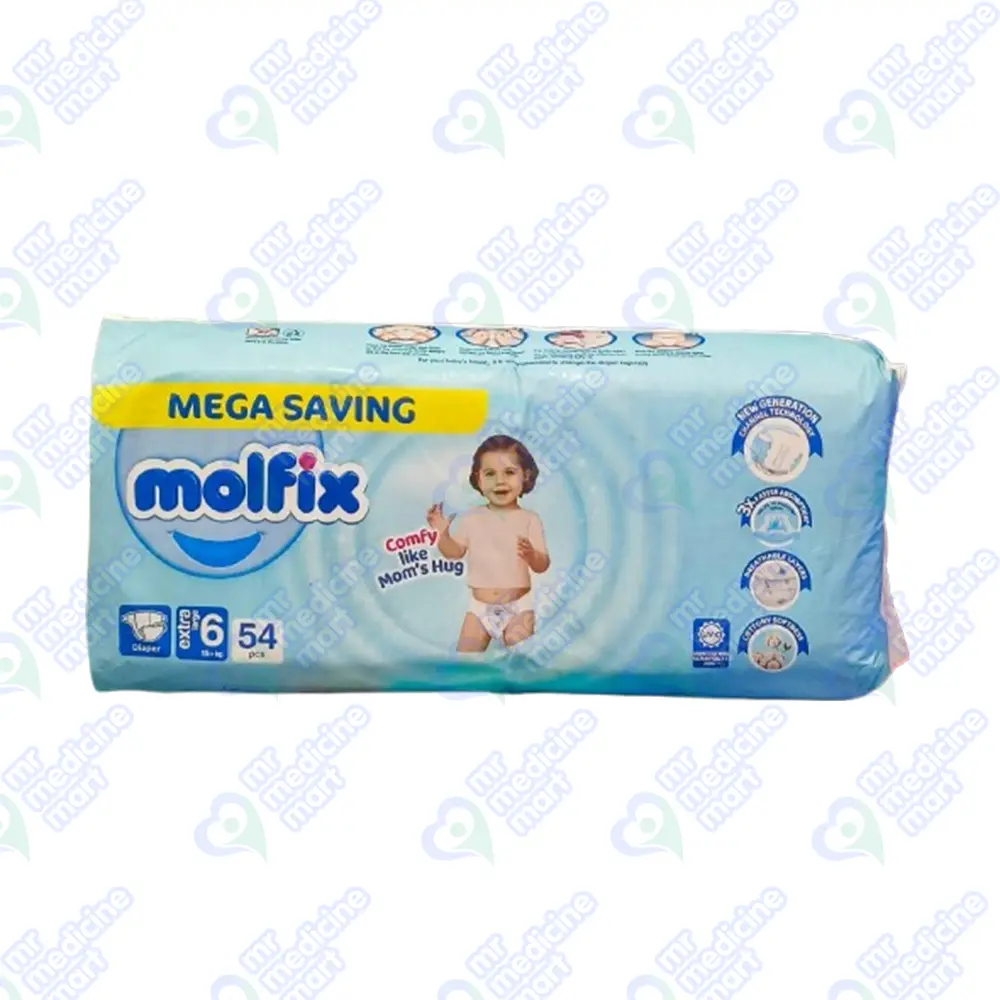 Molfix 6 Diaper 54's
