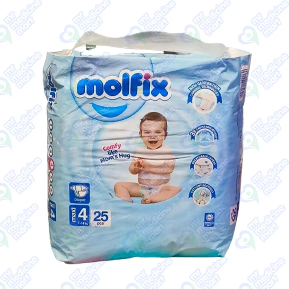 Molfix 4 Diaper 25's