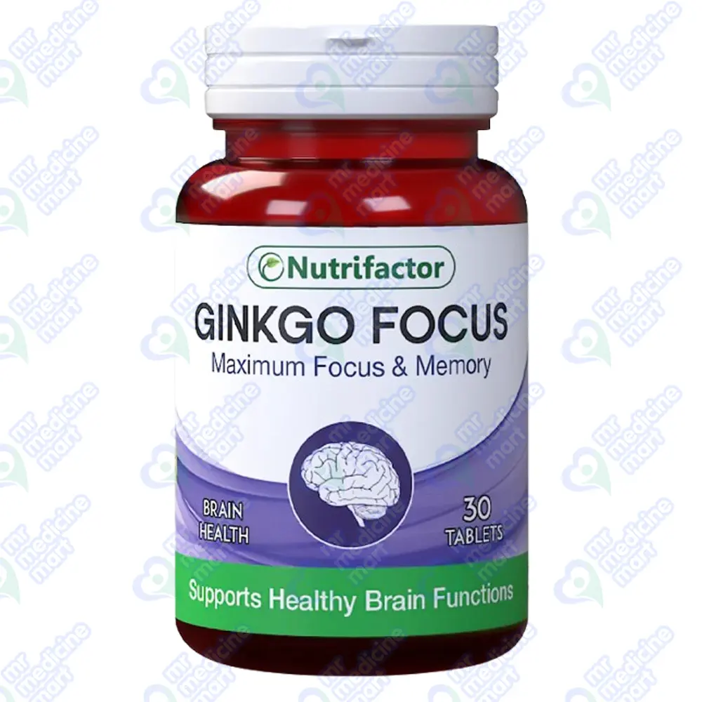 Nutrifactor Ginkgo Focus 120/150mg 30's