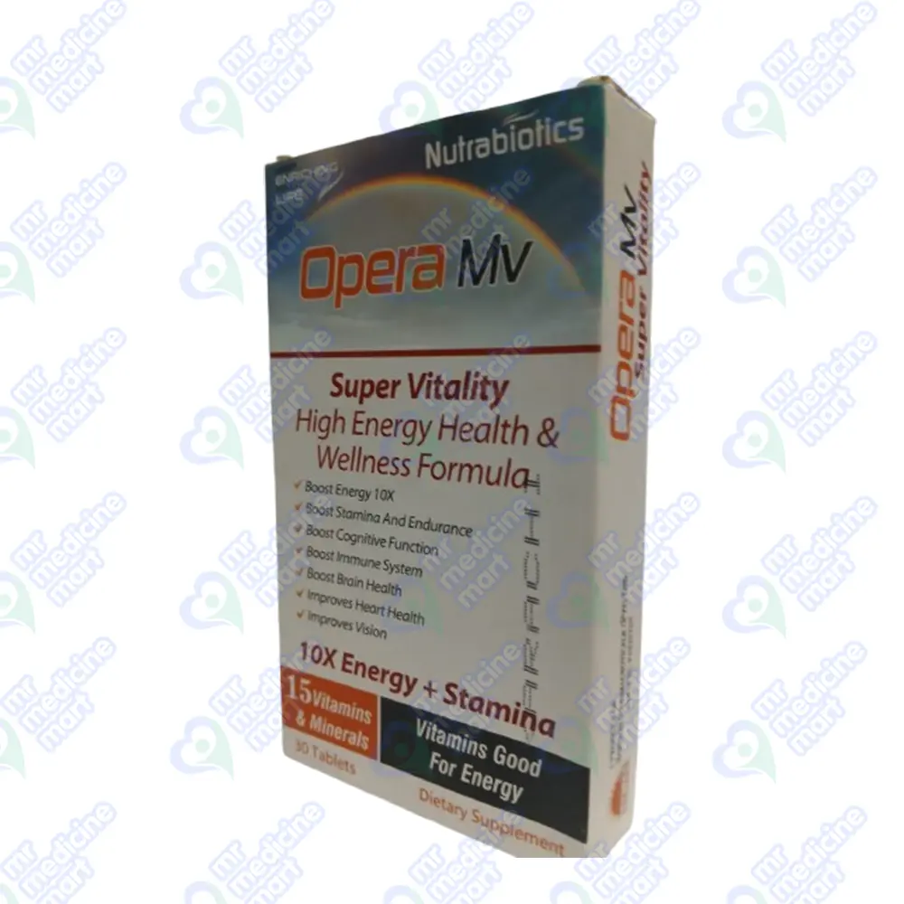 Nutrabiotics Opera MV Tablet 30's 