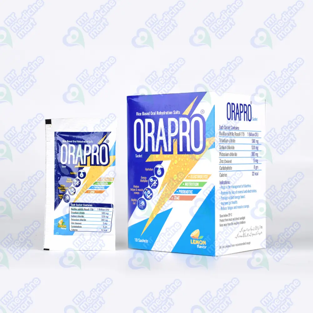 Orapro Sachet Lemon 10's