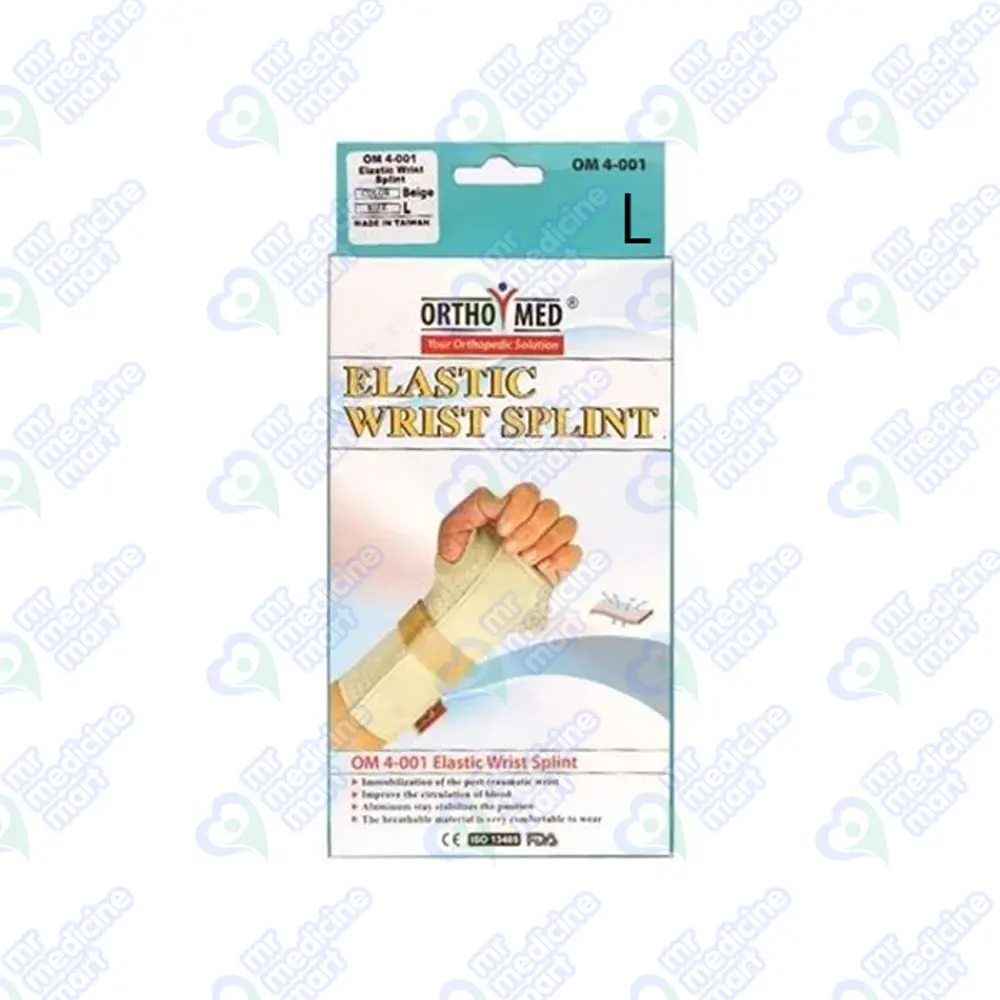 Orthomed Elastic Wrist Splint  L (4-001)