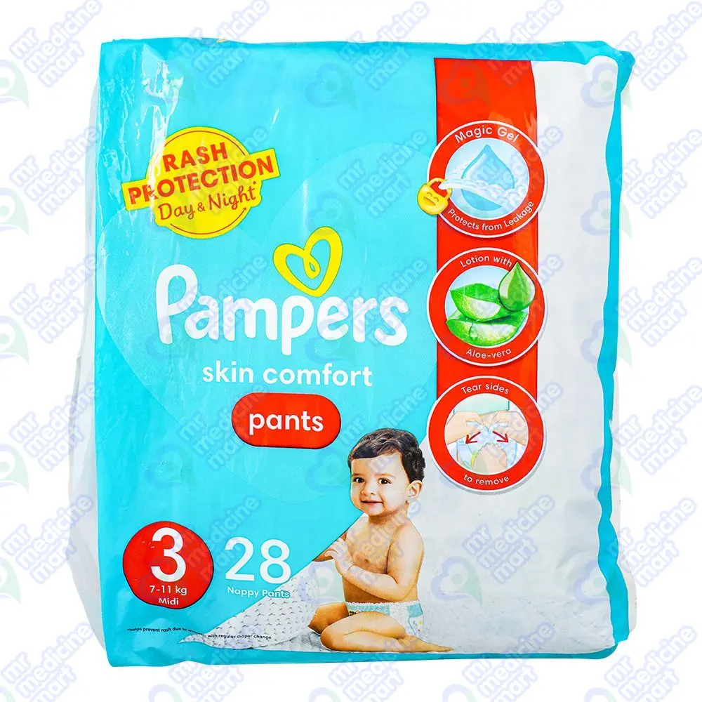 Pampers 3 Pant 28's