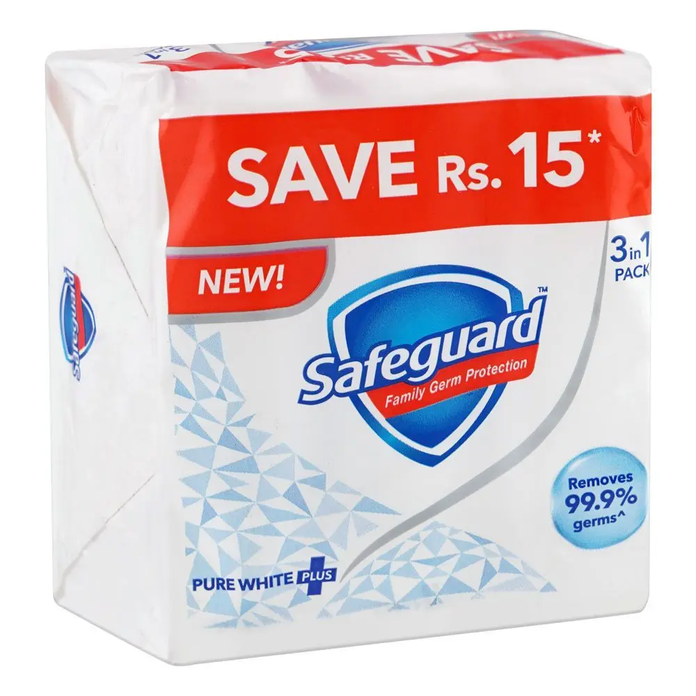 Safeguard Pure White Plus Soap 125gm