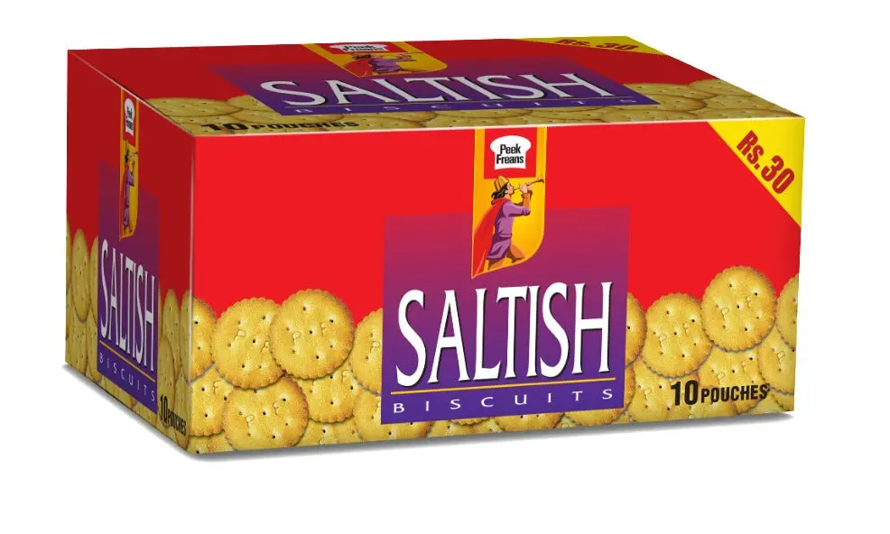 Saltish Biscuit Half Roll Pouches 50rs(1x6)