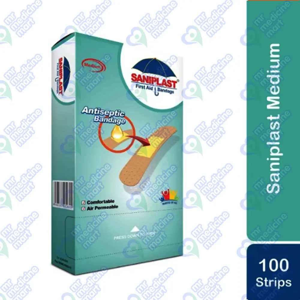Saniplast Bandage Medium 100's Family Pack