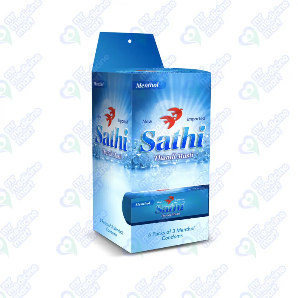 Sathi Menthol 3's Condom