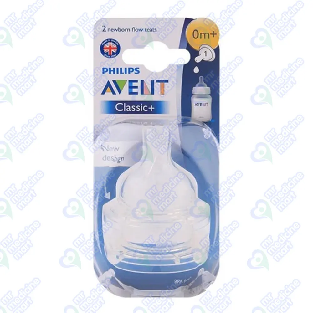 Philips Avent Silicon Nipple Teat 0m+/1h PK2 (SCF631/27)
