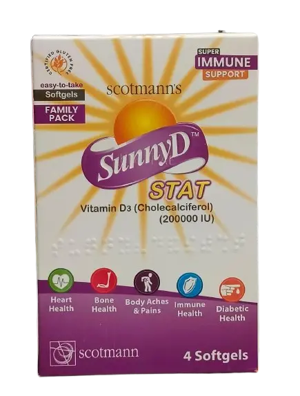 Sunny D 200,000 IU Cap Family Pack 4's