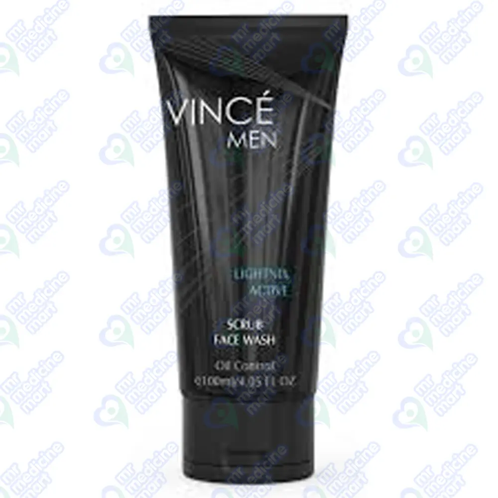 Vince Men Scrub Face Wash 100ml