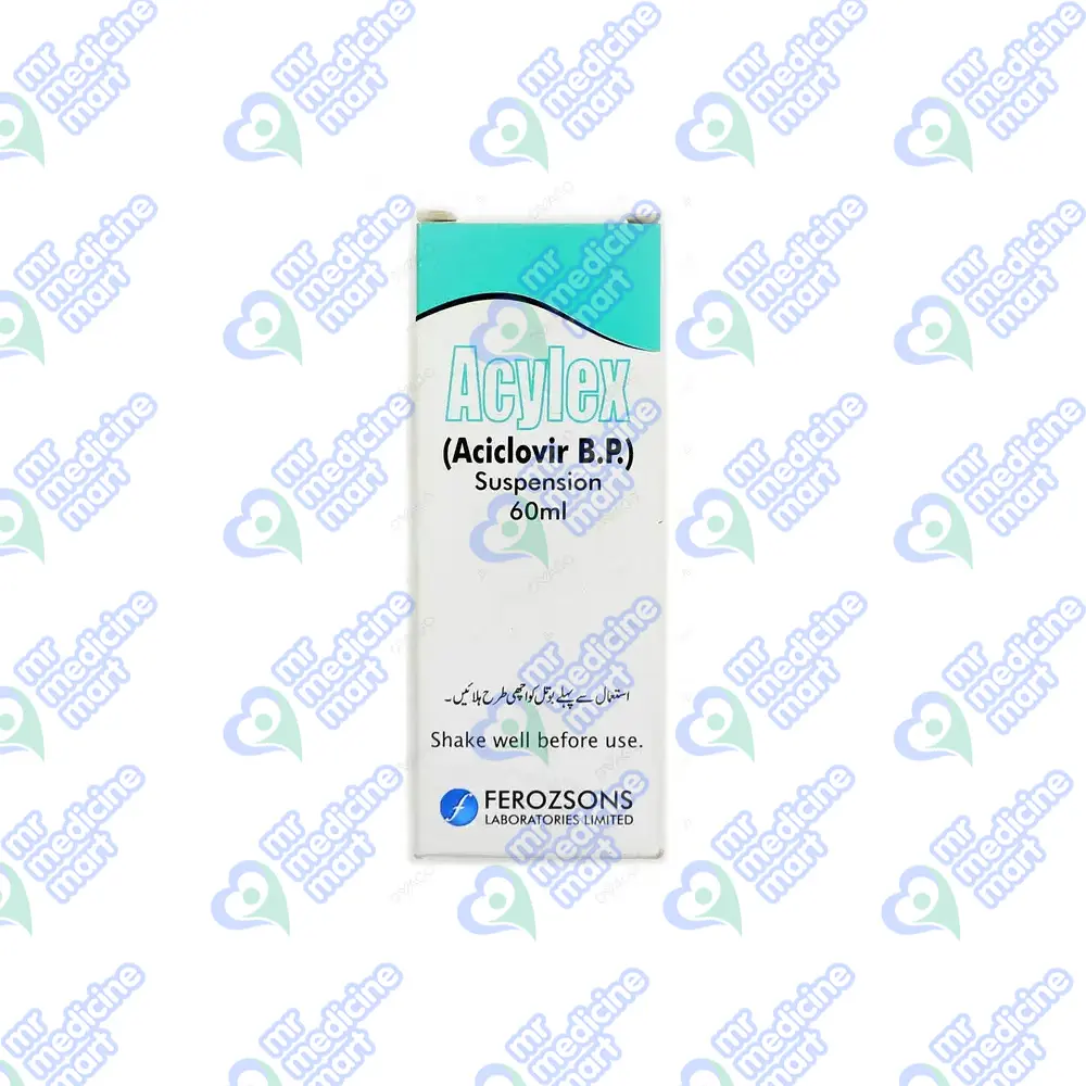 Acylex 200mg Syrup 60ml
