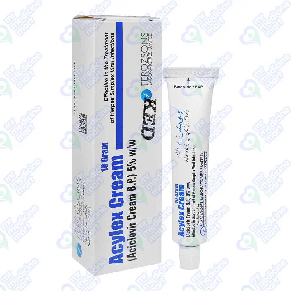 Acylex Cream 5% 10gm