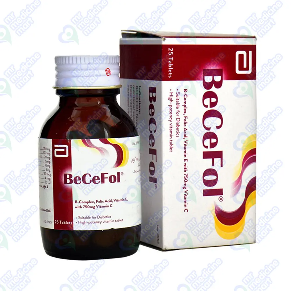 Becefol 750mg Tablet 25's
