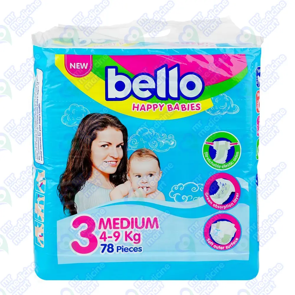Bello Mega 3 Daiper Medium 78's