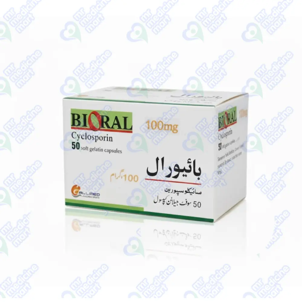 Bioral 100mg Capsule 50's