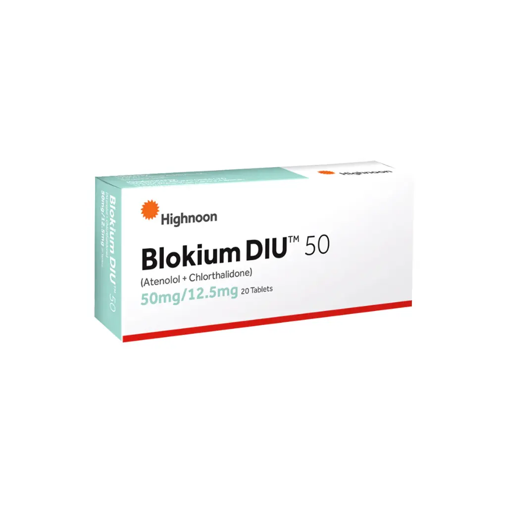 Blokium DIU 50mg/12.5mg Tablet 20's