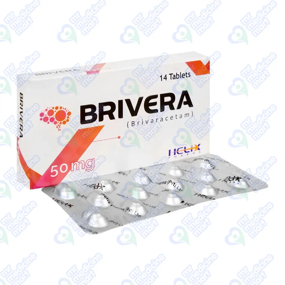 Brivera 50mg Tablet 14 'S
