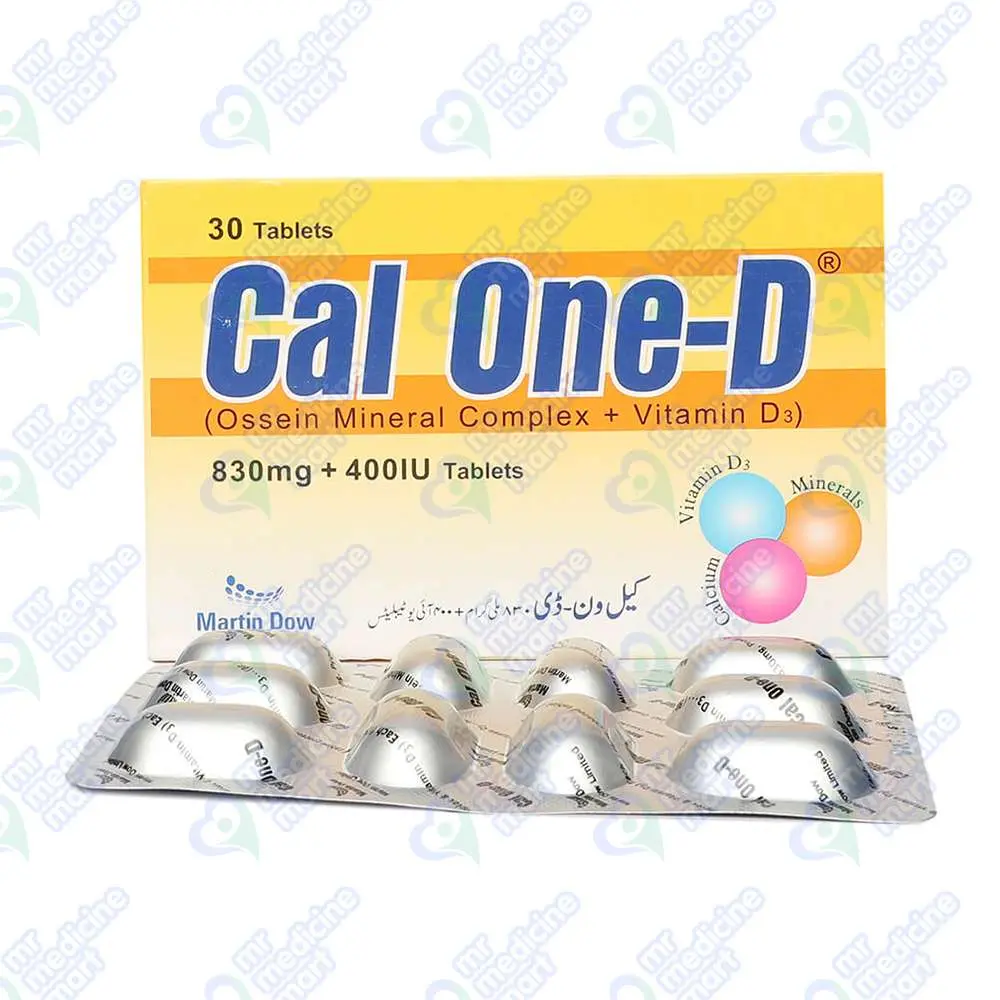 Cal One D 830mg/400IU Tablet