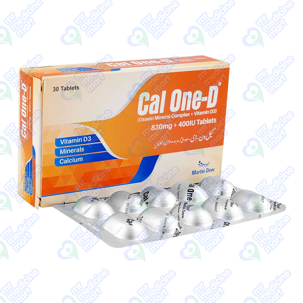 Cal One D 830mg/400IU Tablet