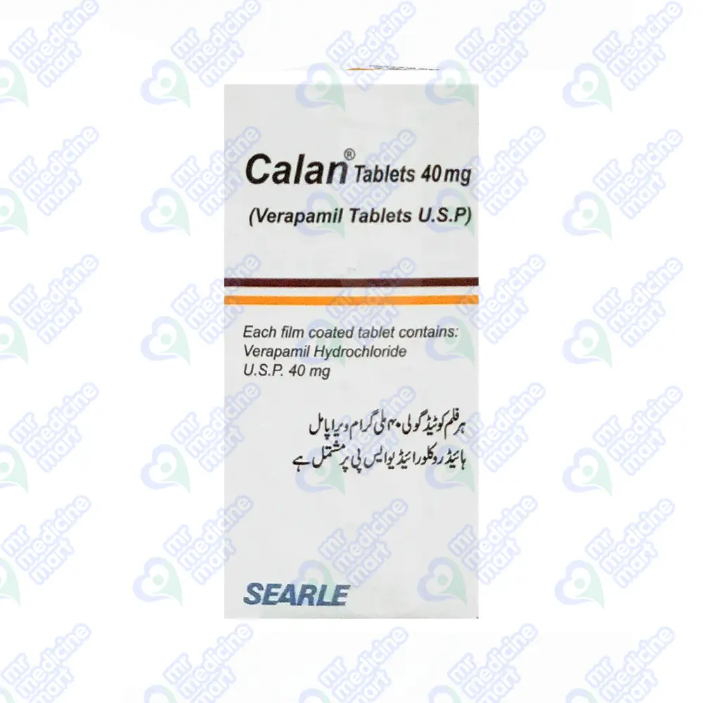 Calan Tablet 40mg 50's