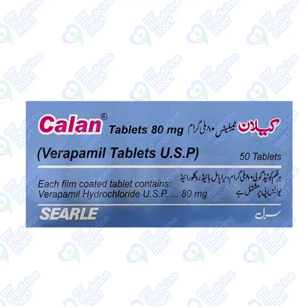 Calan 80mg Tablet 10's (Net)