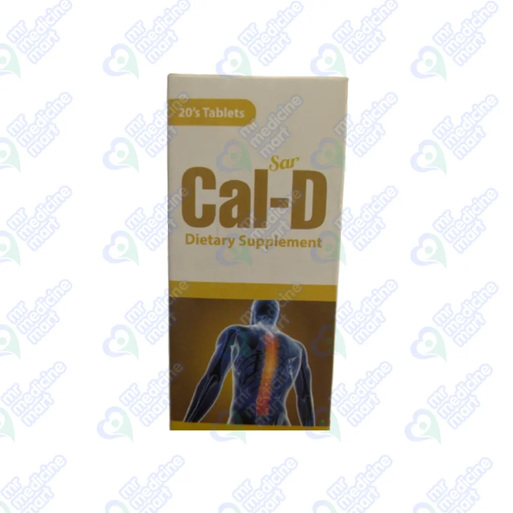 Cal D Tablet Bottle 20's