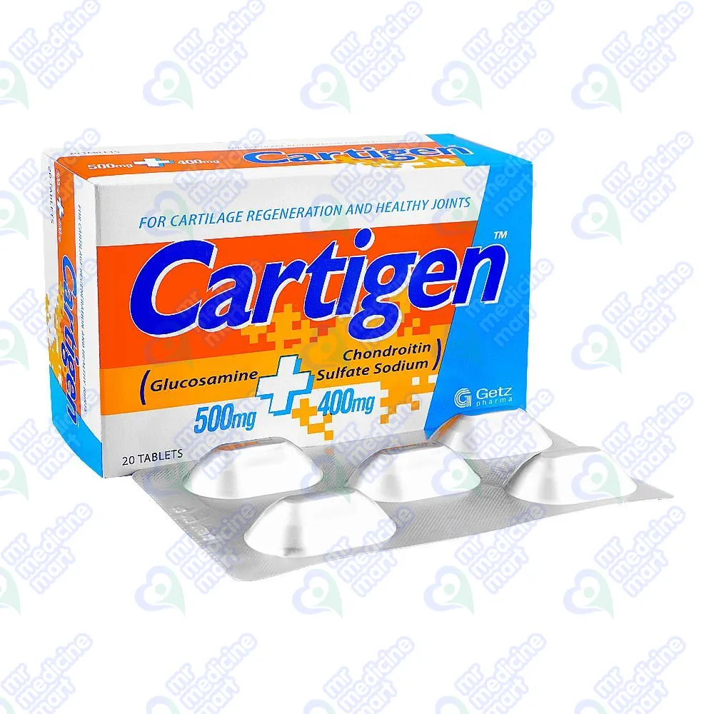 Cartigen 500mg/400mg Tablet 20's