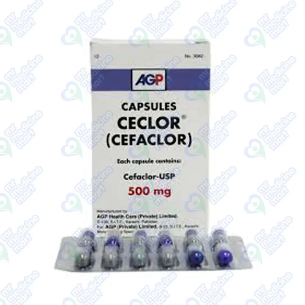 Ceclor 500mg Capsule 12 'S