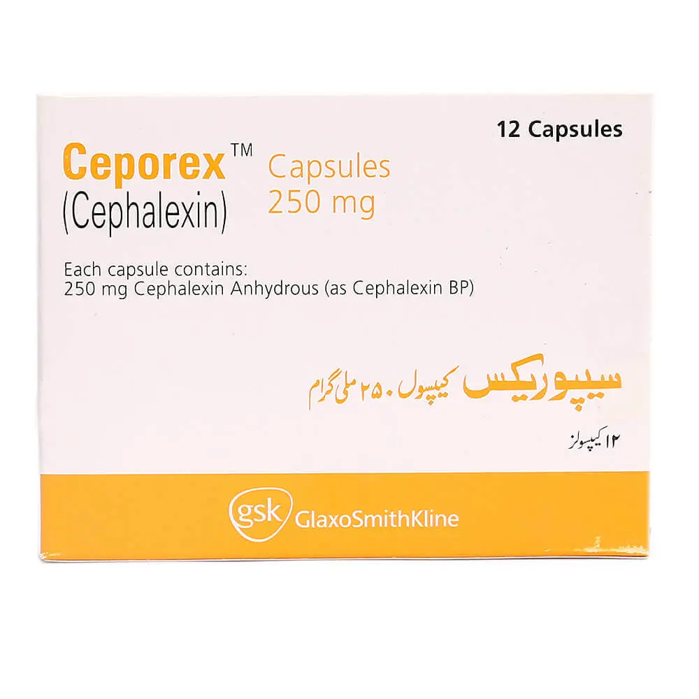 Ceporex 250mg Capsule 6 'S