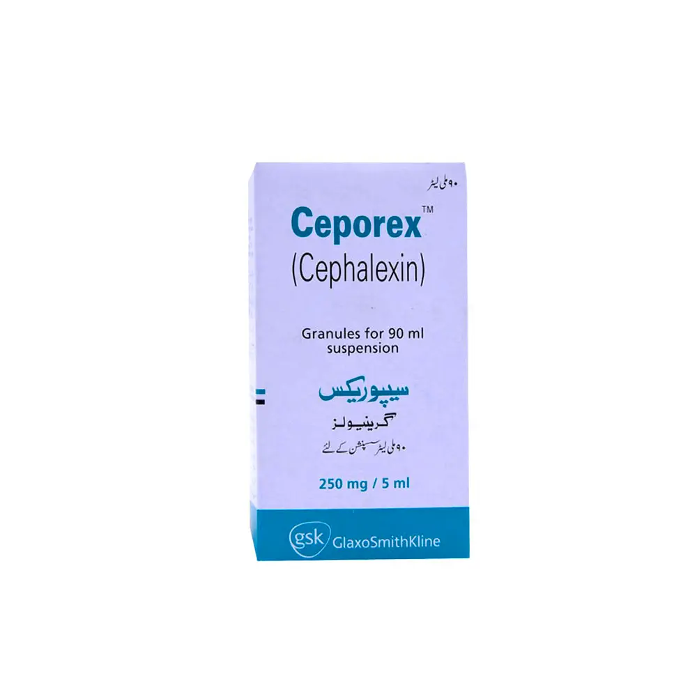 Ceporex 250mg/5ml Suspension 90 ML