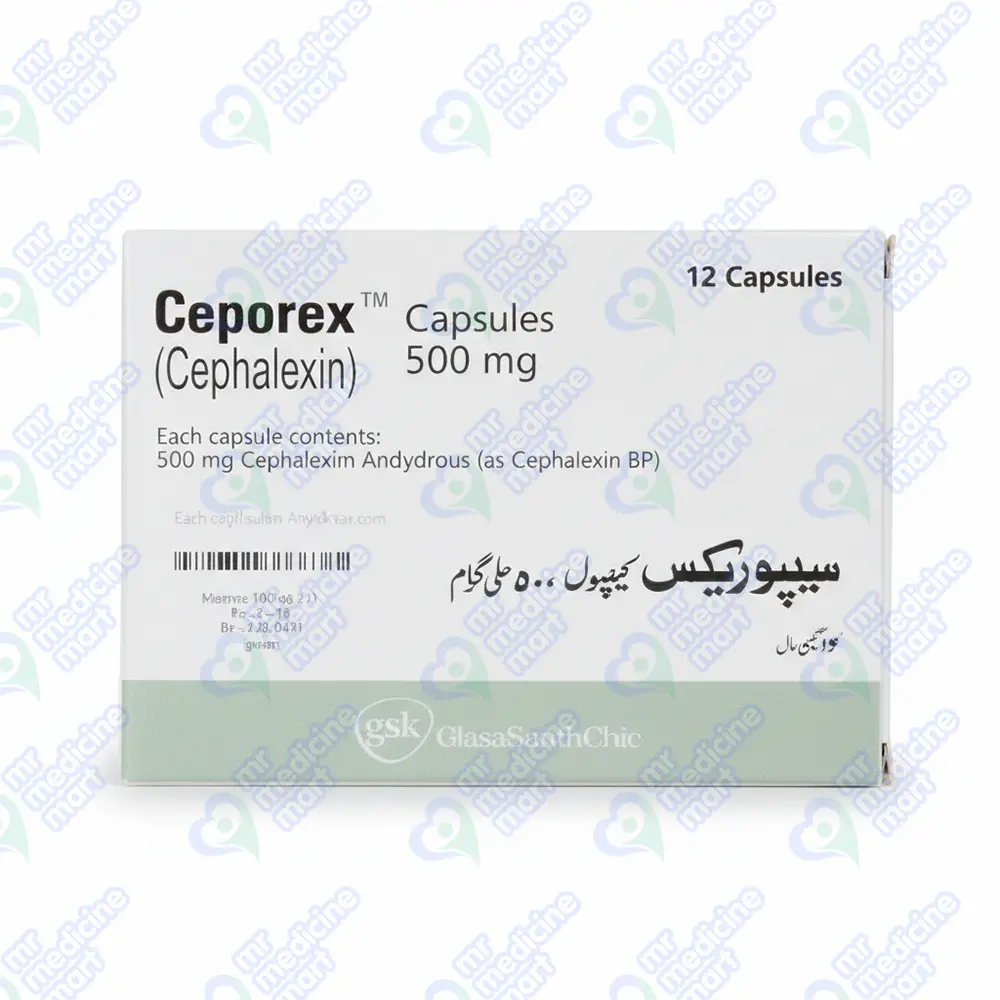 Ceporex 500mg Capsule 6 'S