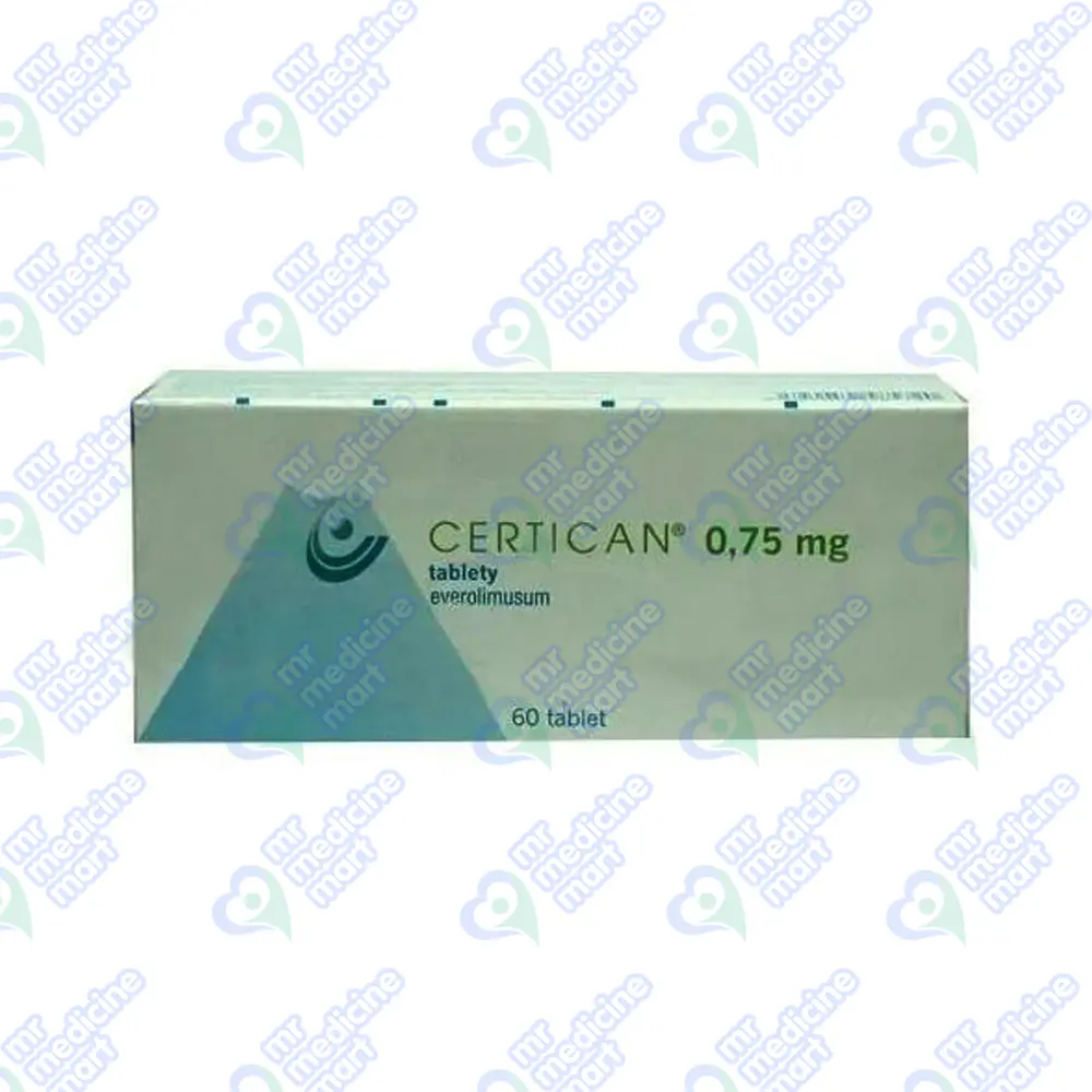 Certican 0.75mg Tablet 10 'S(Net)