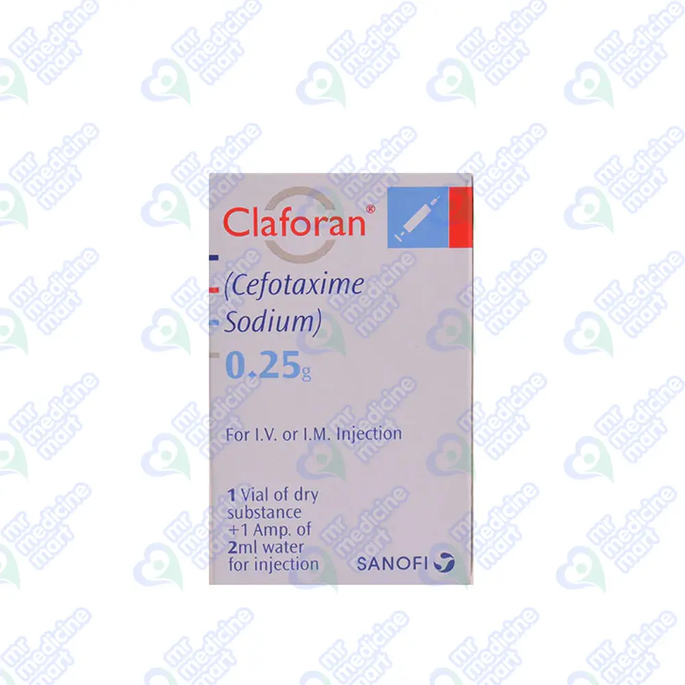 Claforan 0.25gm Injection 1 vial