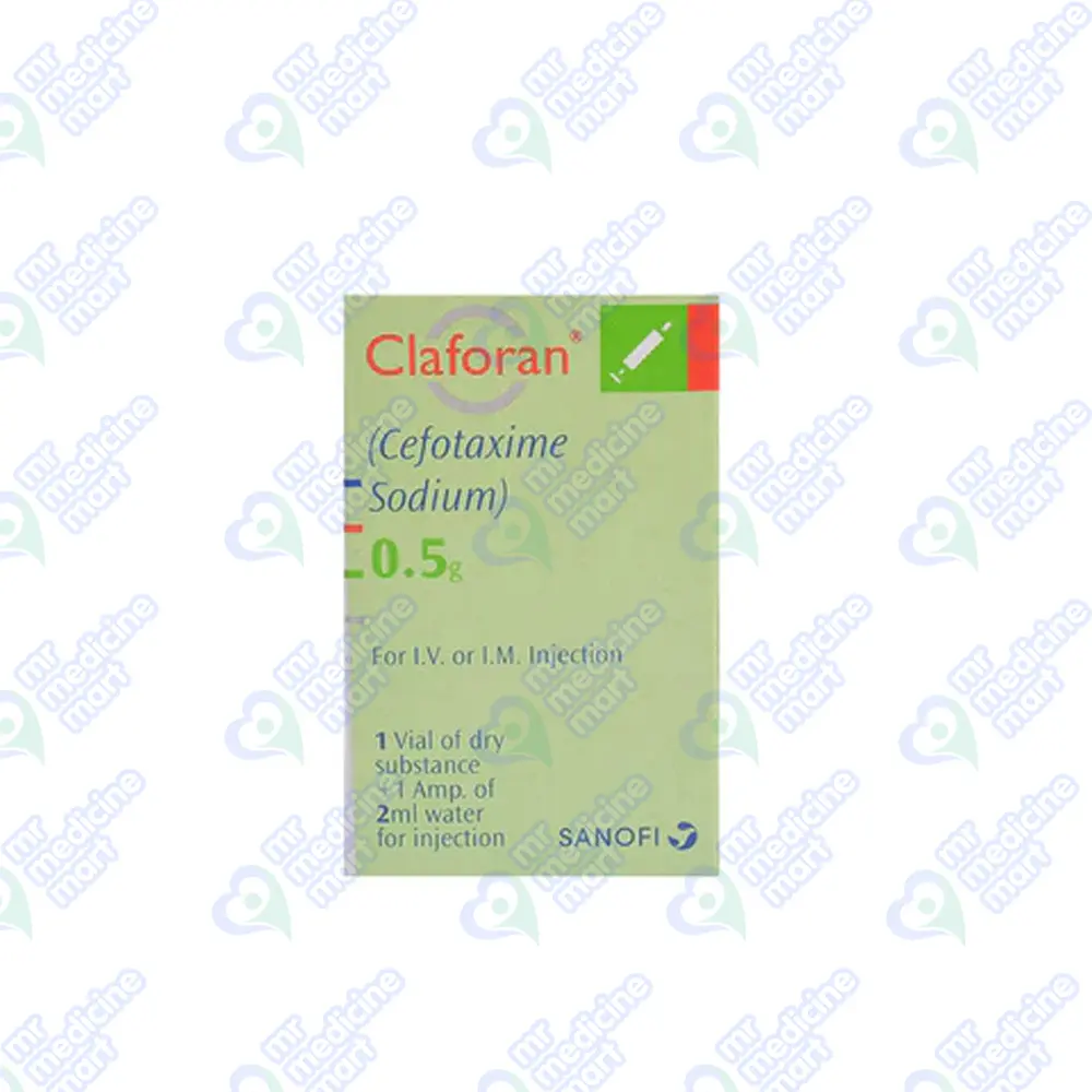 Claforan 0.5gm Injection 1 vial