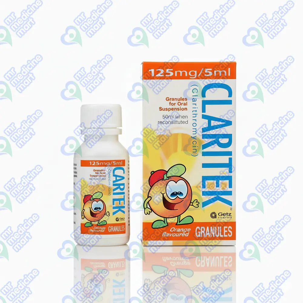 Claritek 125mg/5ml Suspension 60ml