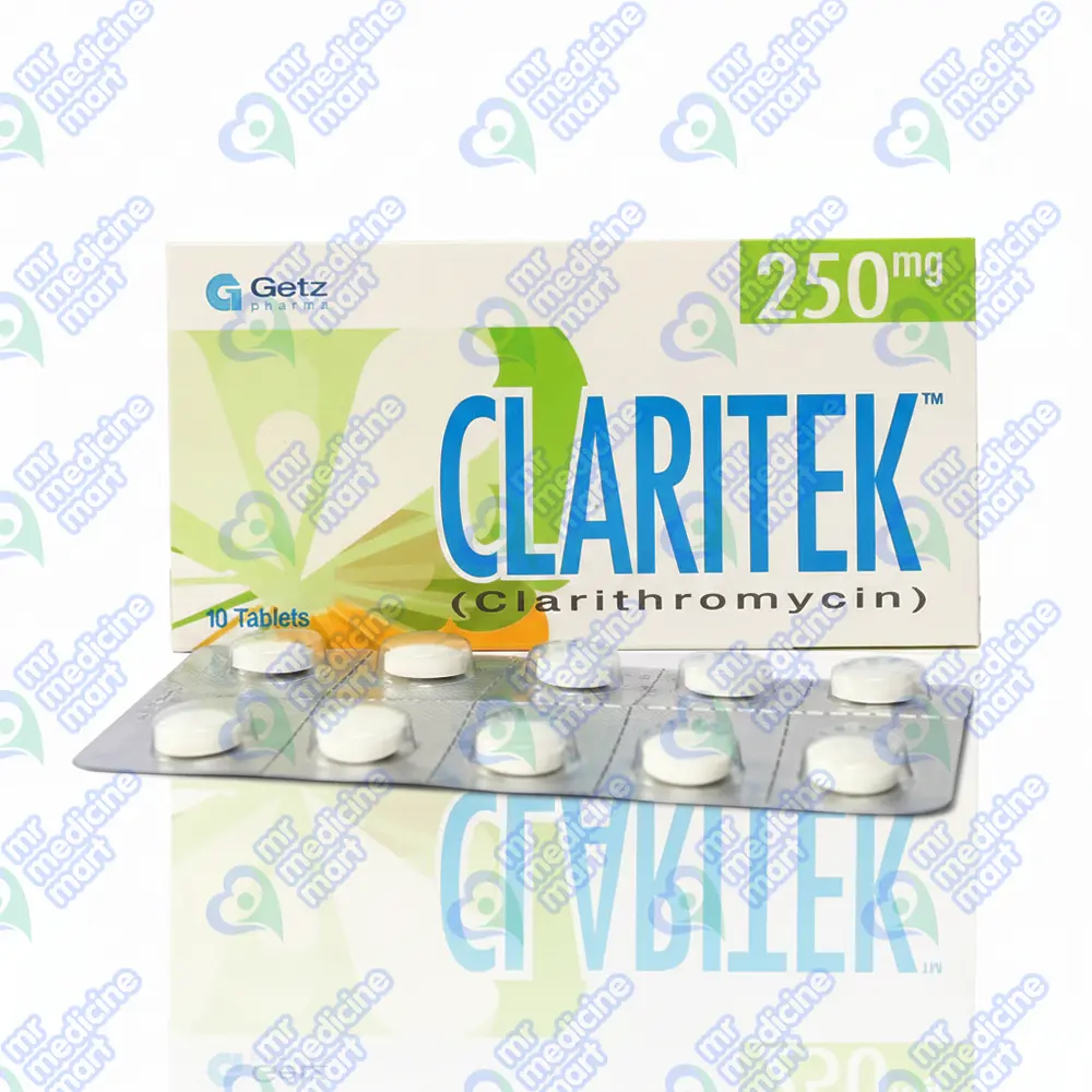 Claritek 250mg Tablet 10 'S