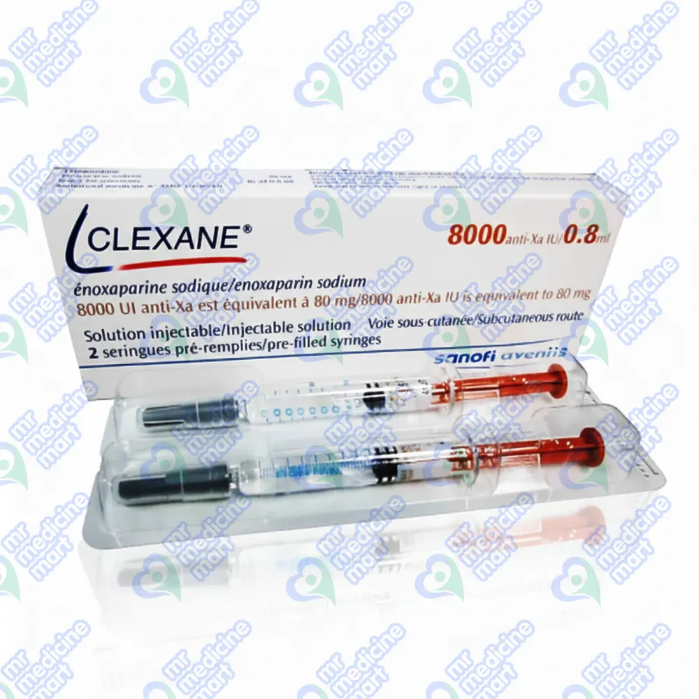 Clexane 80mg Injection 0.8 Ml