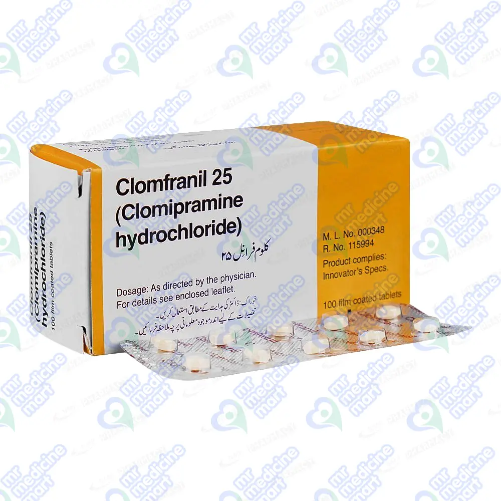Clomfranil 25mg Tablet (Net)
