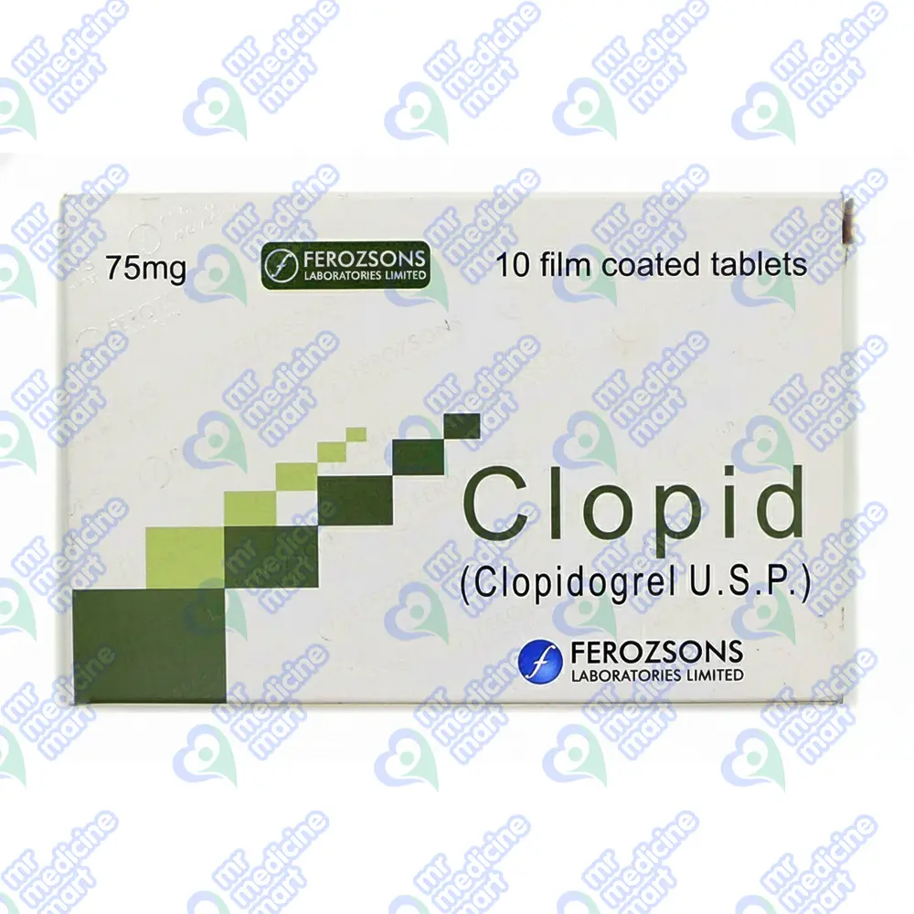 Clopid 75mg Tablet 10 'S