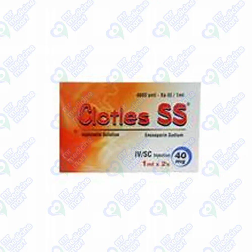Clotles SS 40mg Injection 4000 2's