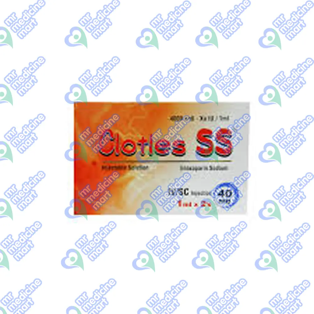 Clotles SS 40mg Injection 4000anti-Xa IU/1ml 2's