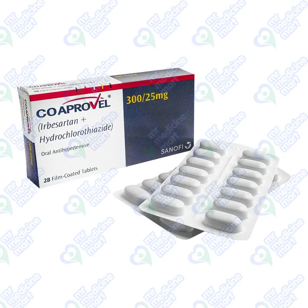 Co Aprovel 300mg/25mg Tablet 14 'S
