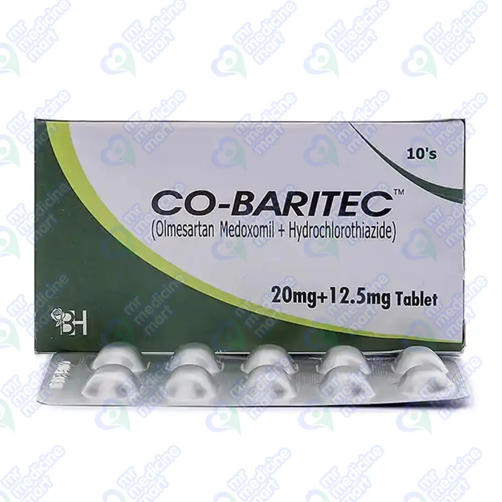 Co Baritec Tablet 20mg/12.5mg