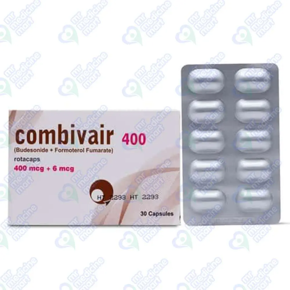 Combivair 400mg Capsule 10's (3 strip old)