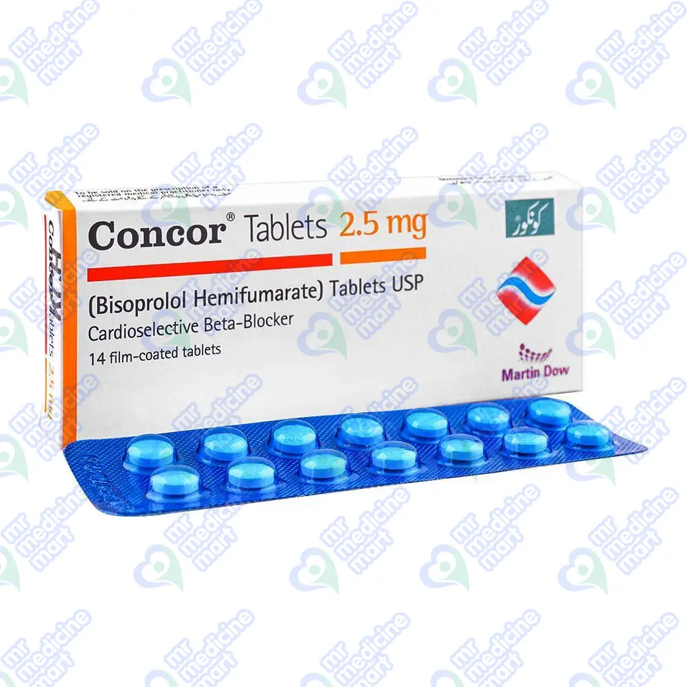 Concor 2.5mg Tablet 14.0 S'