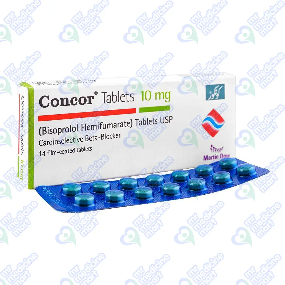 Concor Tablet 10mg 14's