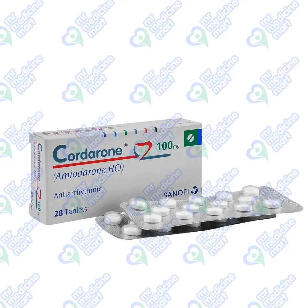Cordarone 100mg Tablet 14 'S