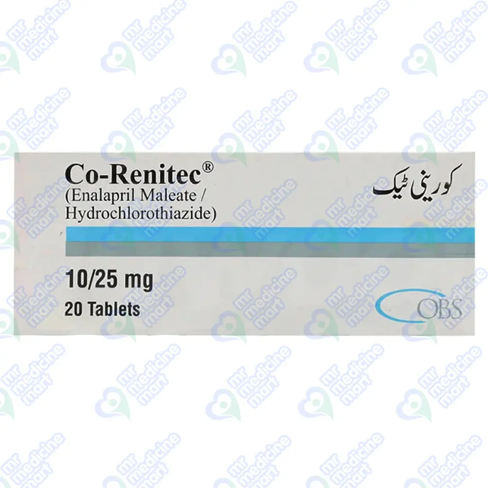 Co Renitec 10/25Mg 20's
