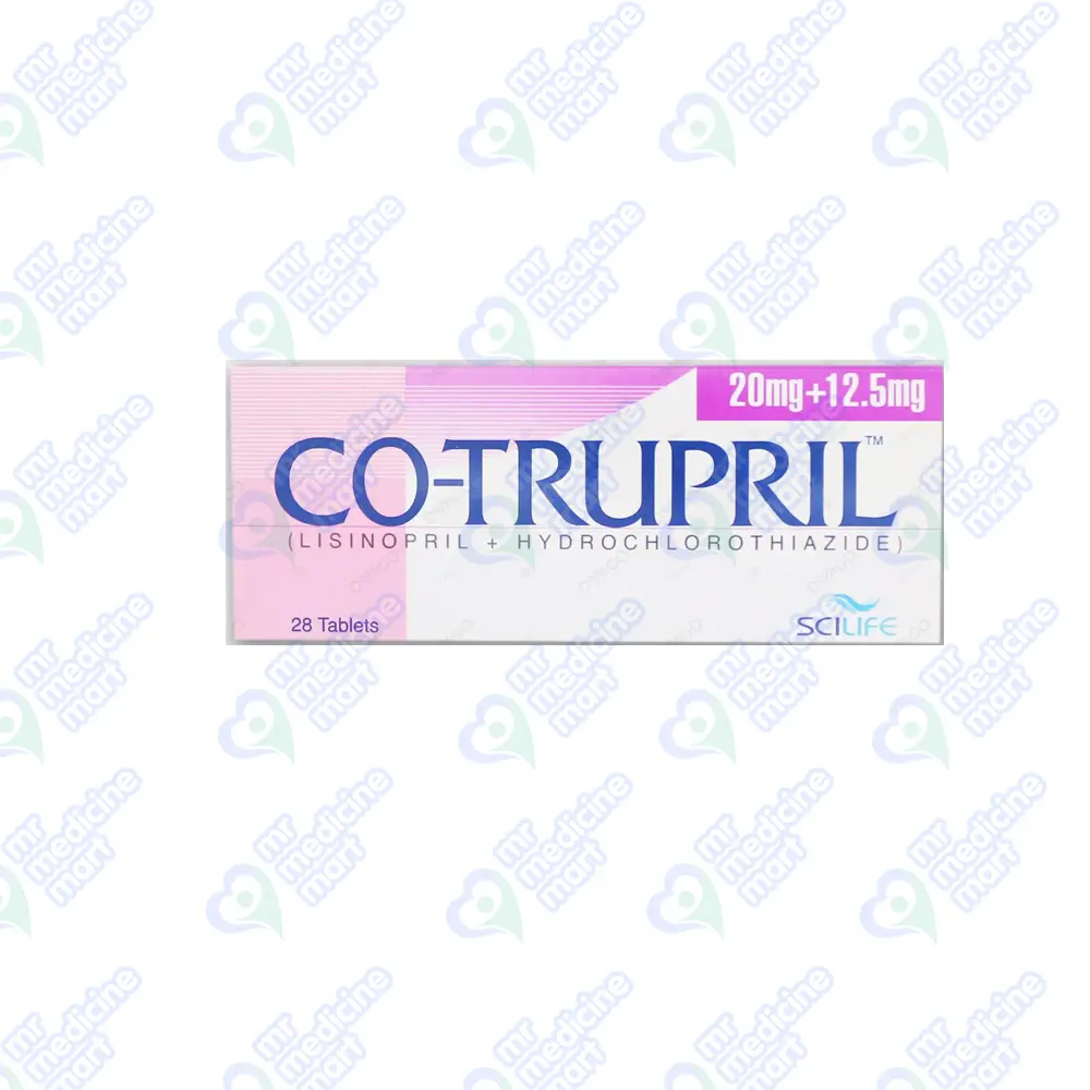 Co-Trupril 20mg+12.5mg Tablet 14 'S