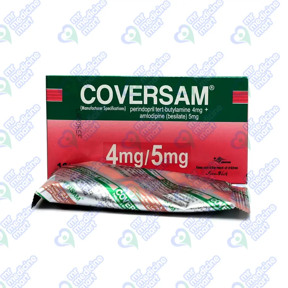 Coversam 4mg+5mg Tablet 10 'S